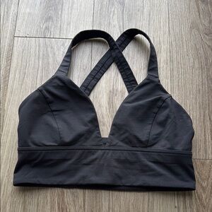 Lululemon Sports Bra, Size 10, Black